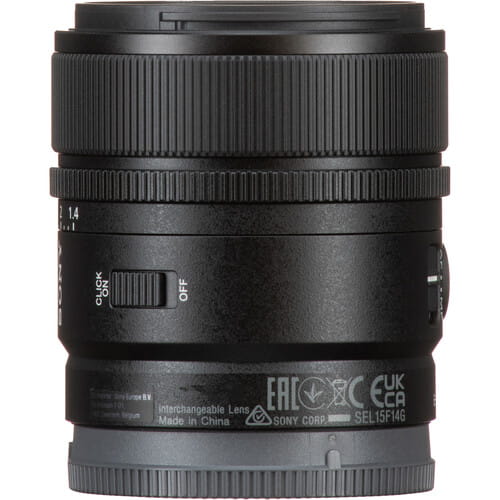 Obiektyw Sony E 15 mm F1.4 G APS-C