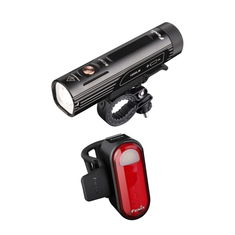 latarka rowerowa Fenix BC26R + BC05R V2.0