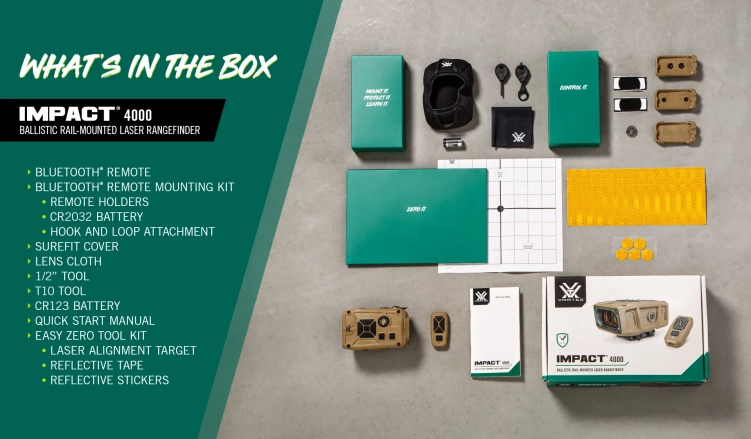 Dalmierz balistyczny Vortex Impact 4000 na szynę picatinny