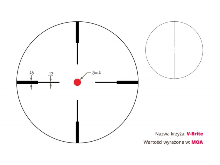 Vortex Crossfire II 6-18x44 1'' AO V-Brite Luneta celownicza