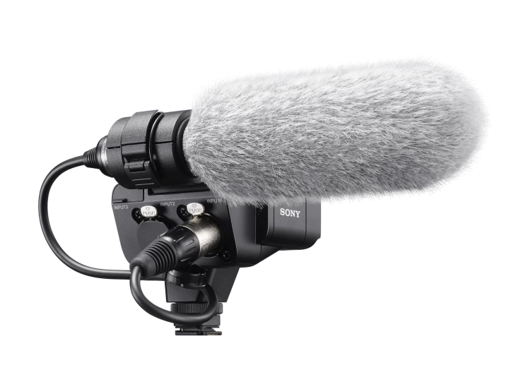 Zestaw adaptera Sony XLR-K3M z mikrofonem superkierunkowym