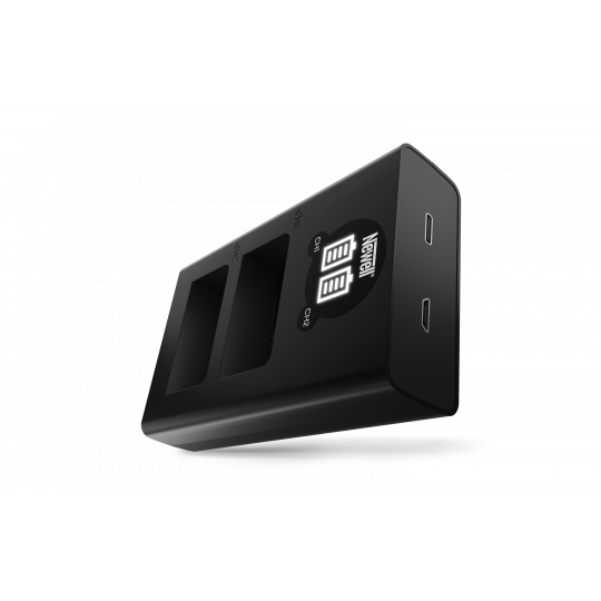 Ładowarka dwukanałowa Newell DL-USB-C do akumulatorów EN-EL25