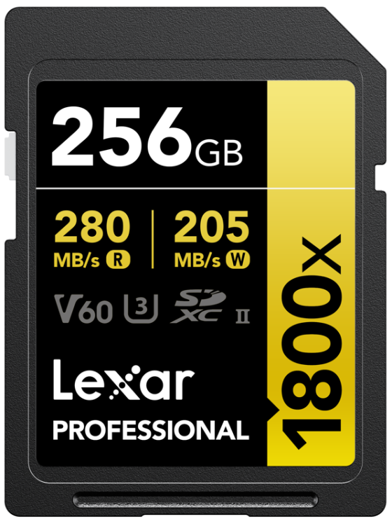Karta pamięci Lexar SDXC PRO 256 GB R280/W210 UHS-II