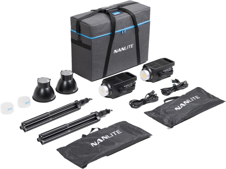 LAMPA LED Nanlite FS-300B Bi-Colour 2 light kit with stand