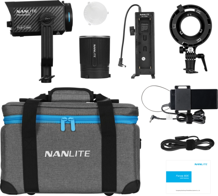 LAMPA LED Nanlite Forza 60C RGBLAC led spotlight