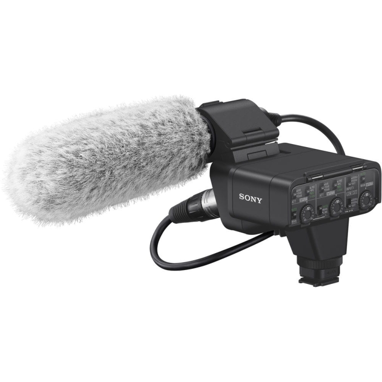 Zestaw adaptera Sony XLR-K3M z mikrofonem superkierunkowym