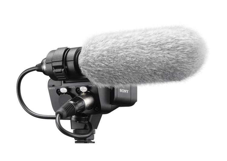 Zestaw adaptera Sony XLR-K3M z mikrofonem superkierunkowym