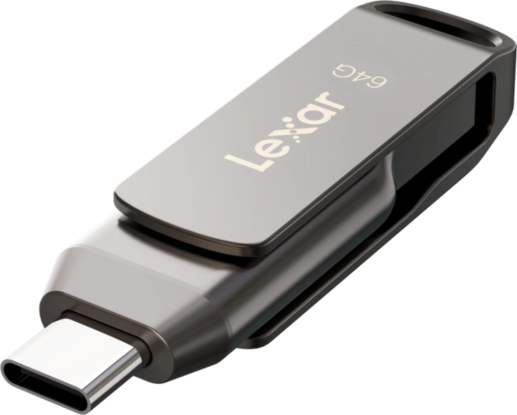 Pamięć Flash Lexar JumpDrive 64GB D400 Typ-C/Typ-C & Type-A 130MB/s