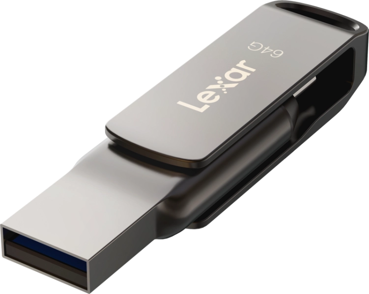 Pamięć Flash Lexar JumpDrive 64GB D400 Typ-C/Typ-C & Type-A 130MB/s