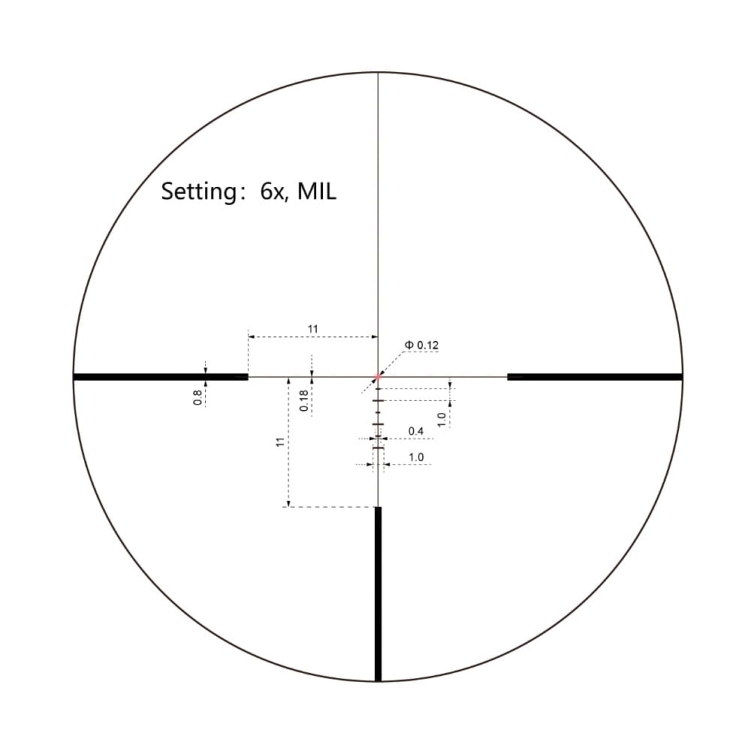 Luneta biegowa Vector Optics Continental x6 Tactical 1-6x24i SCOC-44