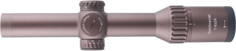 Luneta celownicza Vector Optics Continental x6 1-6x24 Tactical LPVO FDE