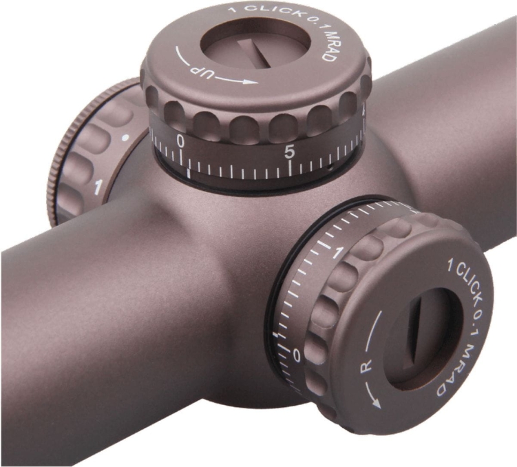 Luneta celownicza Vector Optics Continental x6 1-6x24 Tactical LPVO FDE