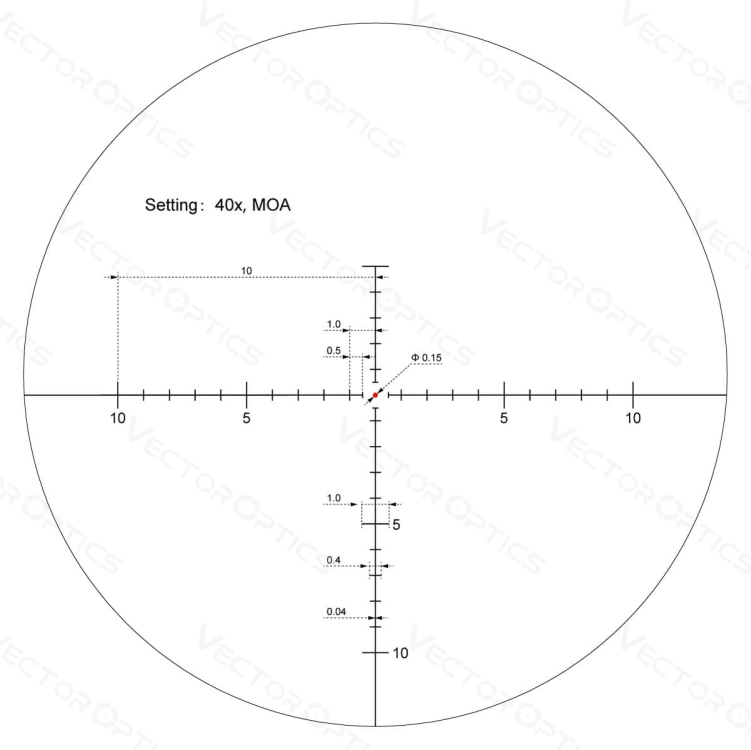 Siatka Celownicza Vector Optics Minotaur 12-60x60 GenII MFL SFP