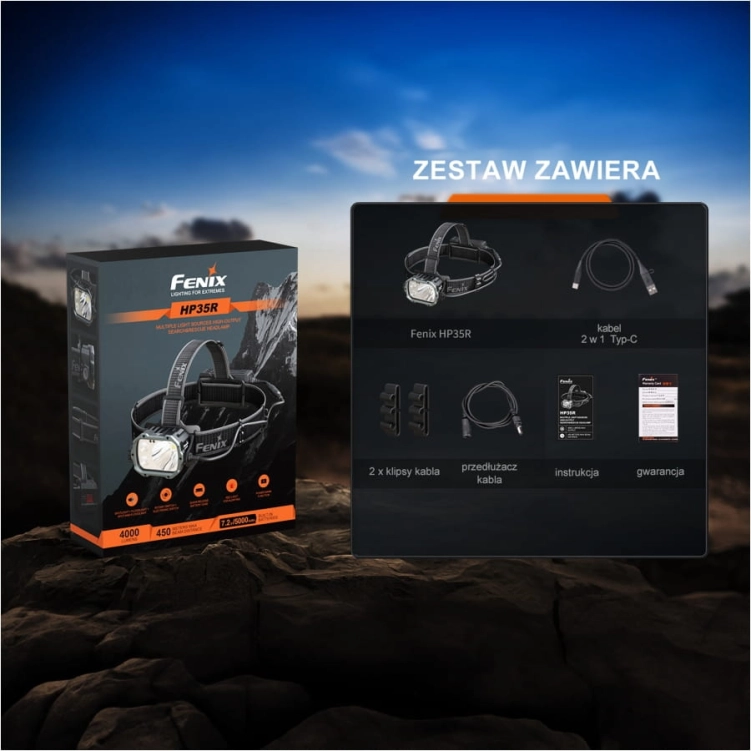 Latarka czołowa Fenix HP35R SAR