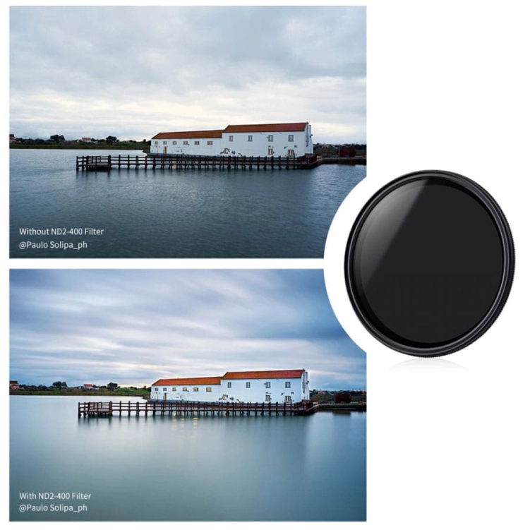 Filtr K&F Slim Variable ND2-ND400 82 mm