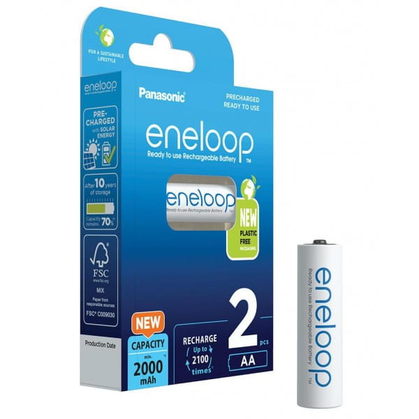 Panasonic Akumulatory ENELOOP białe R6/AA 2000mAh - 2 szt