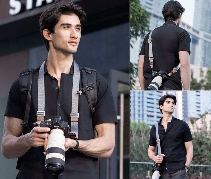 Pasek do aparatu K&F 160 cm Czarny KF13.115V1