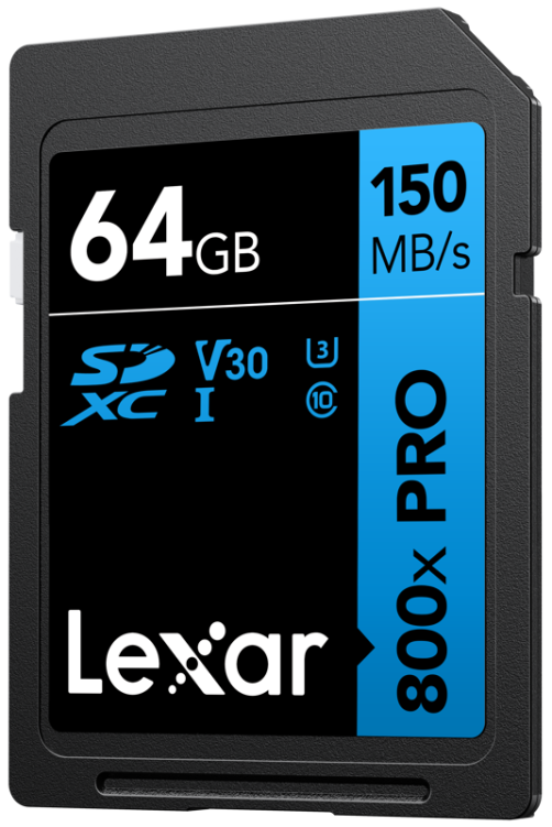 Karta pamięci Lexar 800x PRO SDXC R150 64GB
