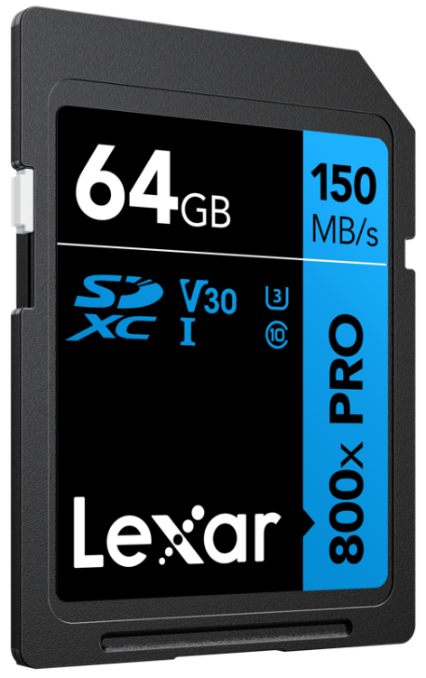 Karta pamięci Lexar 800x PRO SDXC R150 64GB