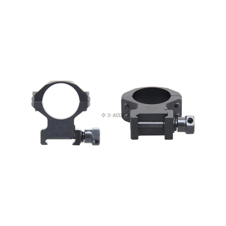 Montaż Vector Optics X-ACCU dwuczęściowy 1" na szyny Picatinny niski XASR-2501