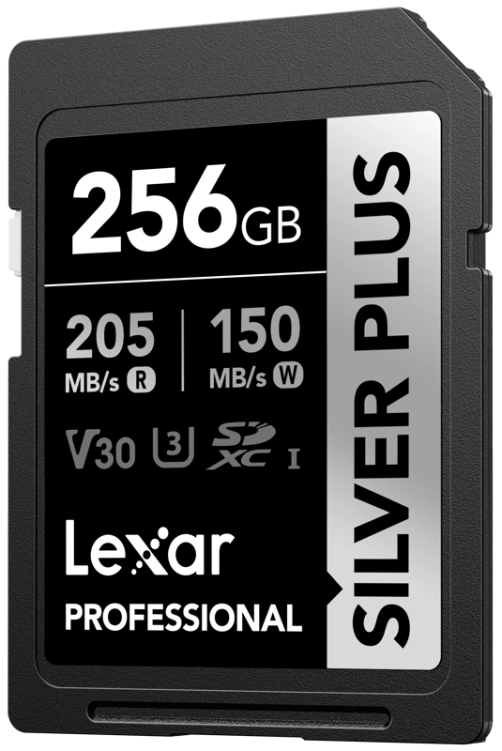 Karta pamięci Lexar Pro Silver PLUS 1066x SDXC R205/W150 256GB