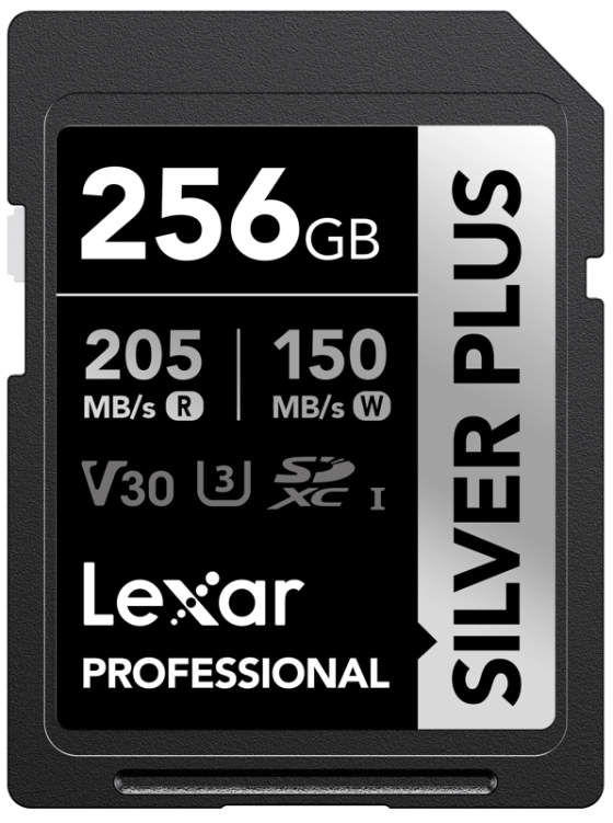 Karta pamięci Lexar Pro Silver PLUS 1066x SDXC R205/W150 256GB