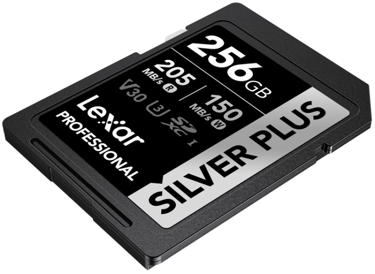 Karta pamięci Lexar Pro Silver PLUS 1066x SDXC R205/W150 256GB