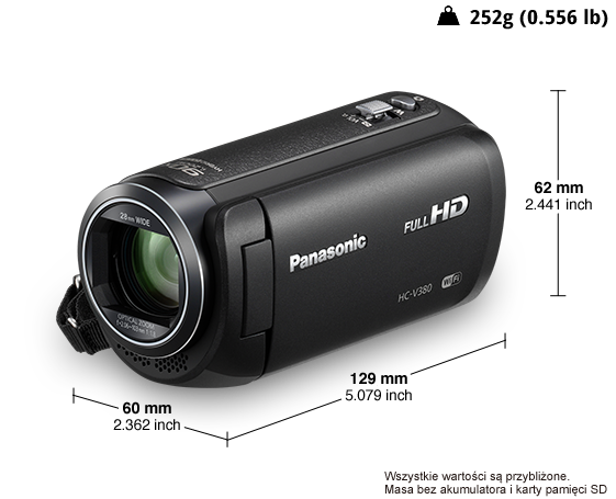 Kamera Panasonic HC-V380
