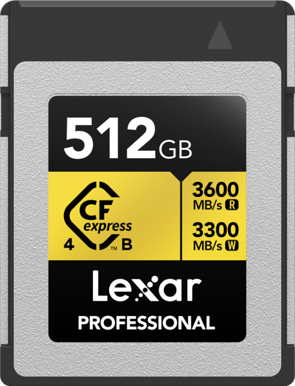 Karta Lexar CFexpress 4.0 Pro Gold R3600/W3300 512GB