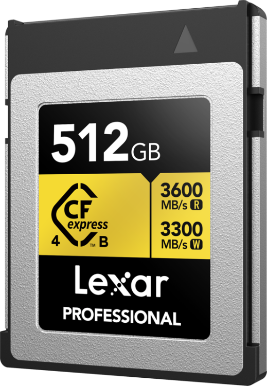 Karta Lexar CFexpress 4.0 Pro Gold R3600/W3300 512GB