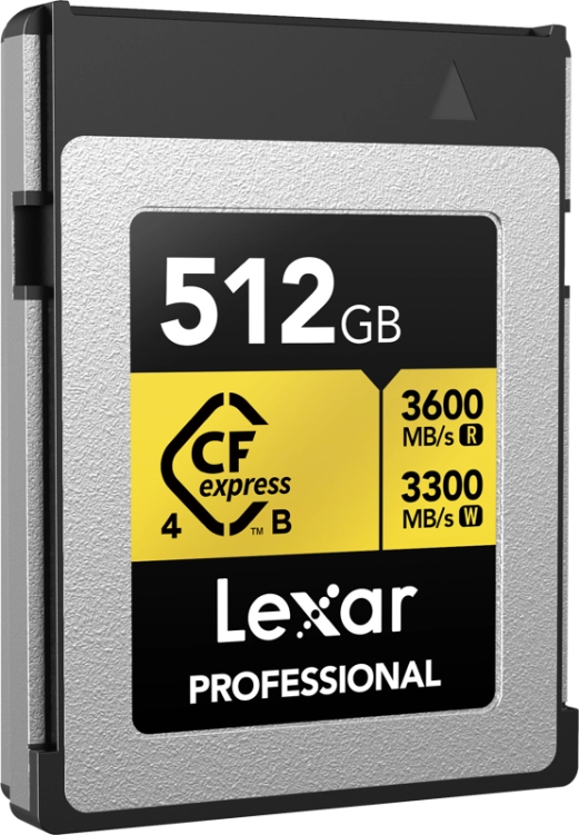 Karta Lexar CFexpress 4.0 Pro Gold R3600/W3300 512GB