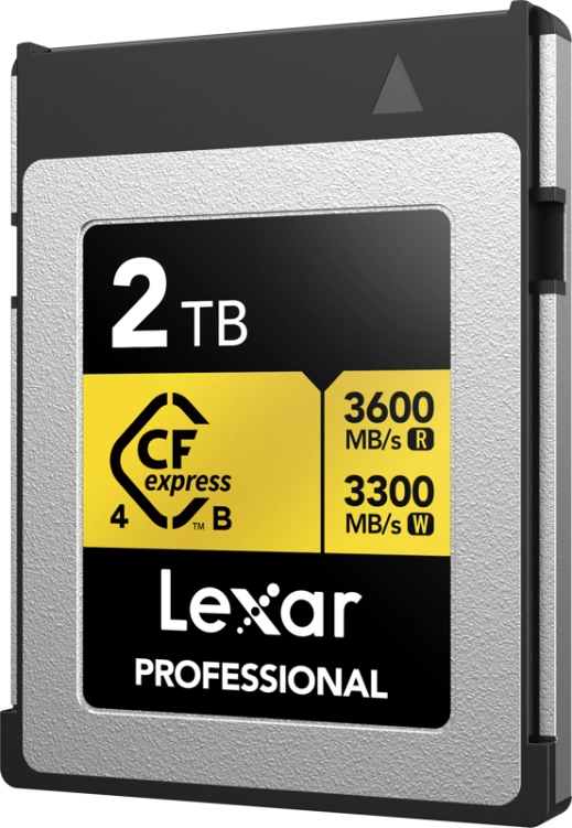 Karta Lexar CFexpress 4.0 Pro Gold R3600/W3300 2TB