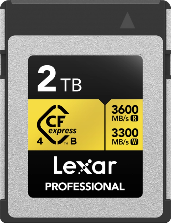 Karta Lexar CFexpress 4.0 Pro Gold R3600/W3300 2TB