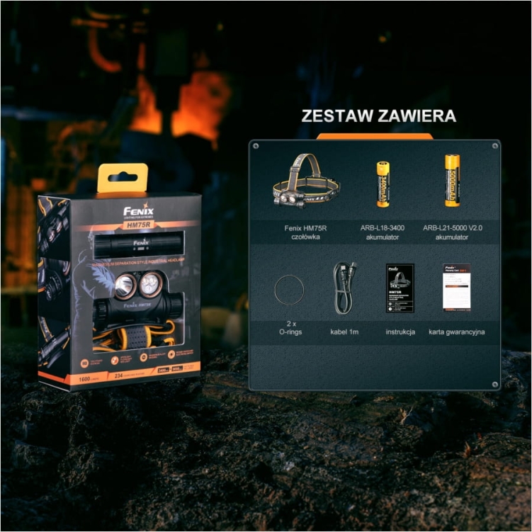 Latarka czołowa Fenix HM75R