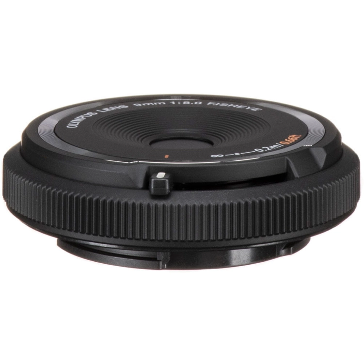 Obiektyw Olympus 9 mm f/8 Fisheye czarny Cap