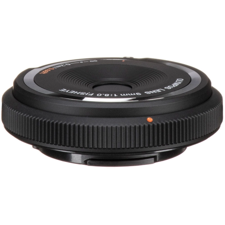 Obiektyw Olympus 9 mm f/8 Fisheye czarny Cap