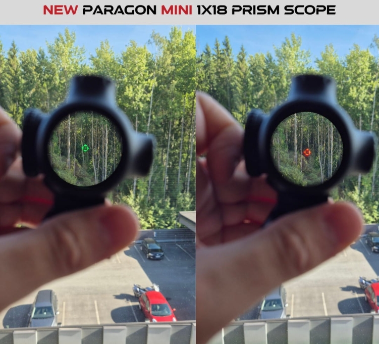 Celownik Pryzmatyczny Paragon 1x18 Mini SCPS-M10