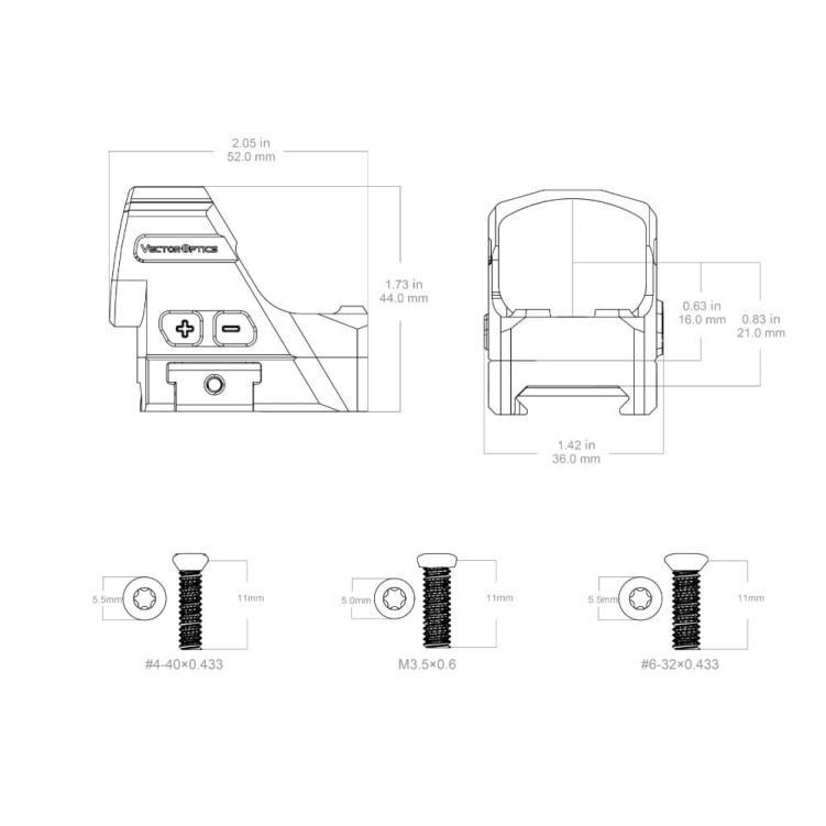Kolimator Vector Optics Frenzy 1x24x29 GENII 6 MOA - MOJ SCRD-76