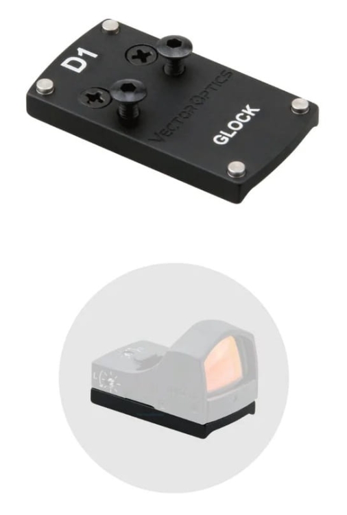 Płytka Vector Optics SCRDM-01 Glock Mounting dla celowników ze stopką TEK (Docter Sight)