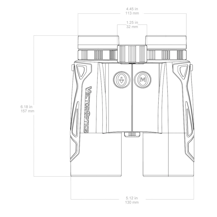 Lornetka z dalmierzem Vector Optics Paragon 10x42 SCBRF-02