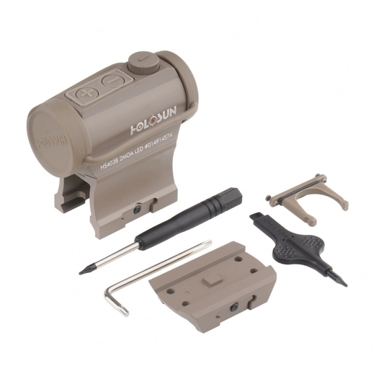 Kolimator Holosun HS403B-FDE Red Dot - Montaż niski i 1/3 Co-witness