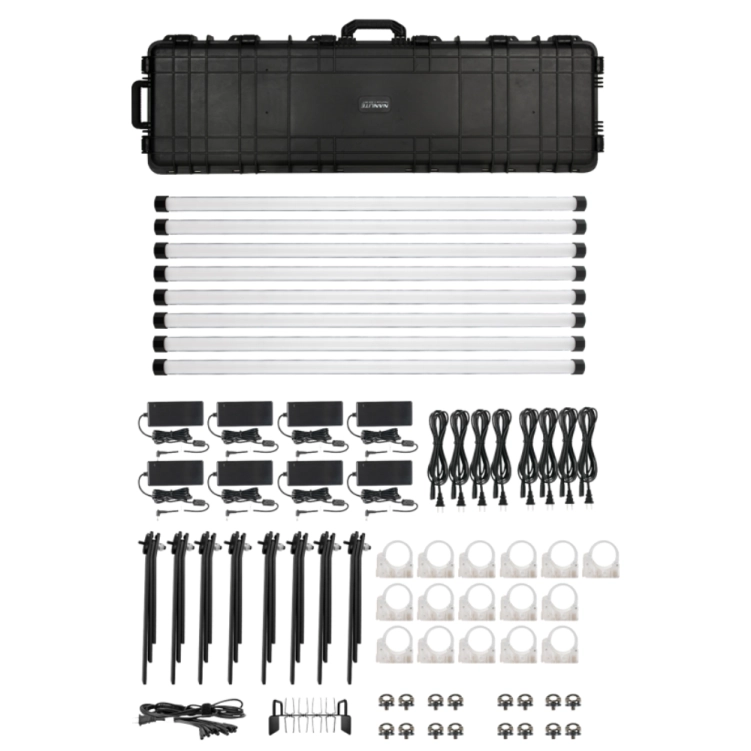 Zestaw Nanlite PavoTube II 30XR - 8 LED-owych tub RGBWW z CRMX