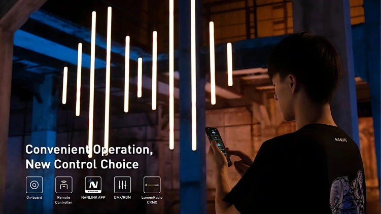 Zestaw Nanlite PavoTube II 60XR 4 tub LED RGBWW z CRMX (4-KIT-S)