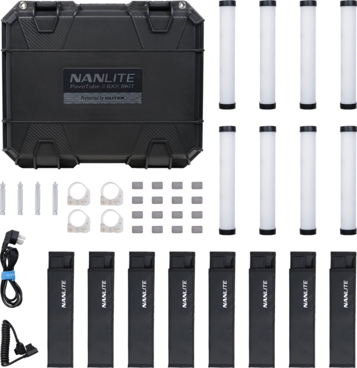 Miecz świetlny Nanlite PavoTube II 6XR – zestaw 8 tub LED