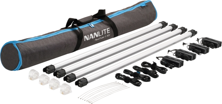 Miecz świetlny Nanlite PavoTube II 30C – zestaw 4 tub LED RGBWW