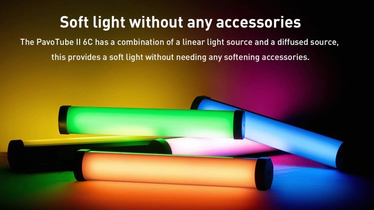 Zestaw Nanlite PavoTube II 6C – 4 tuby LED z torba