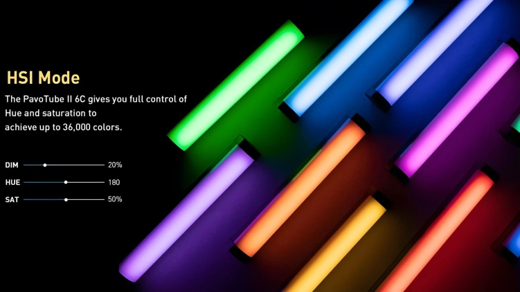 Zestaw Nanlite PavoTube II 6C – 4 tuby LED z torba