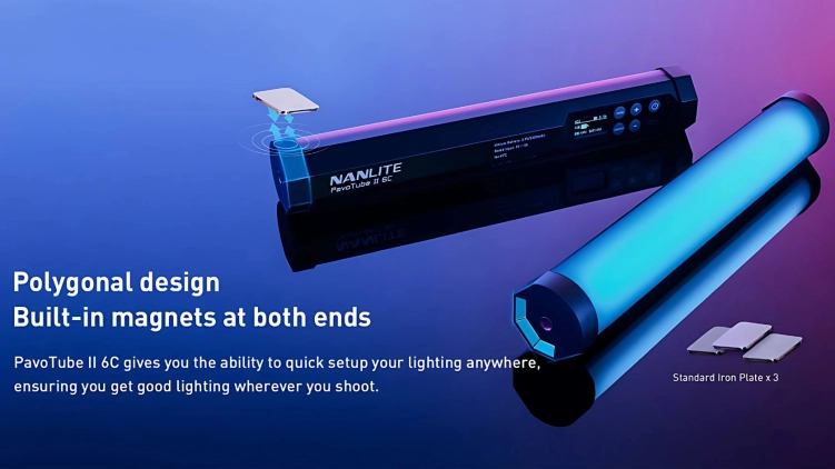 Zestaw Nanlite PavoTube II 6C – 2 tuby LED