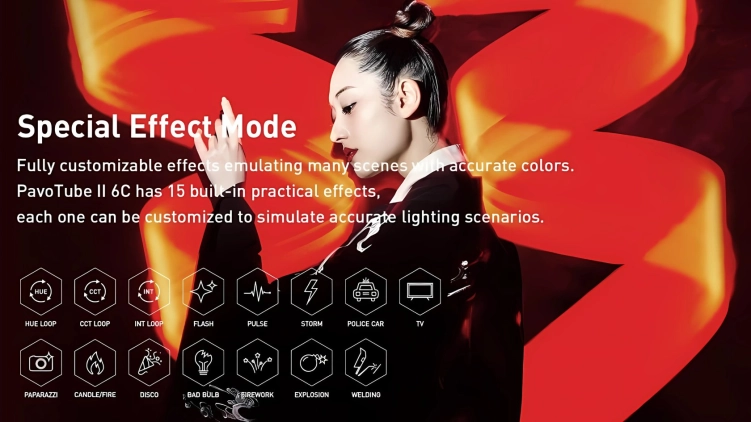 Zestaw Nanlite PavoTube II 6C – 2 tuby LED