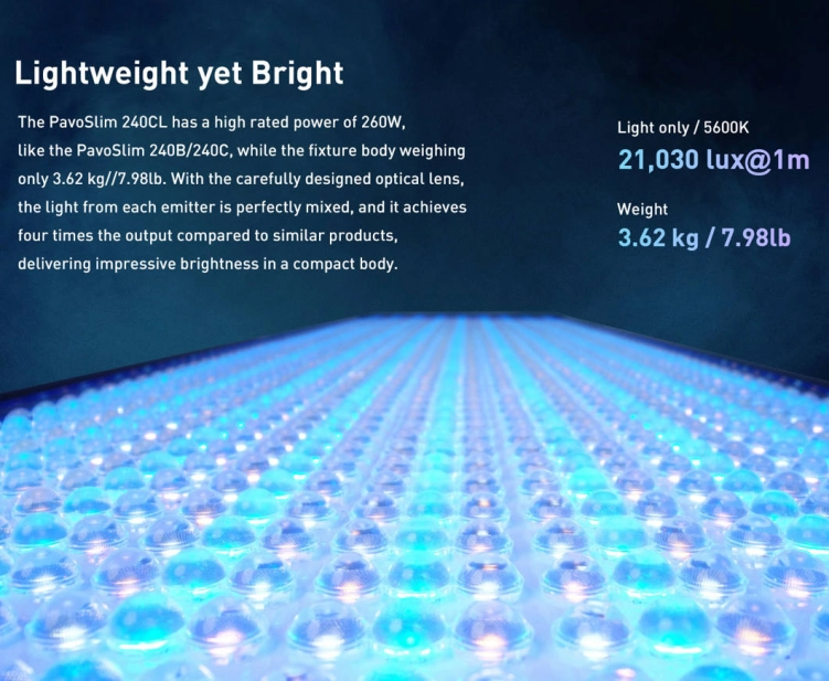 Panel LED Nanlite PavoSlim 240CL – RGBWW